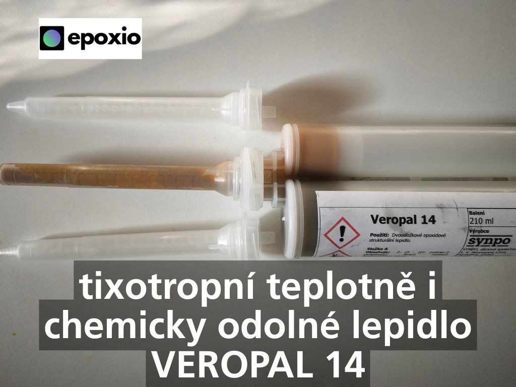 tixotropní teplotně i chemicky odolné lepidlo Veropal 14